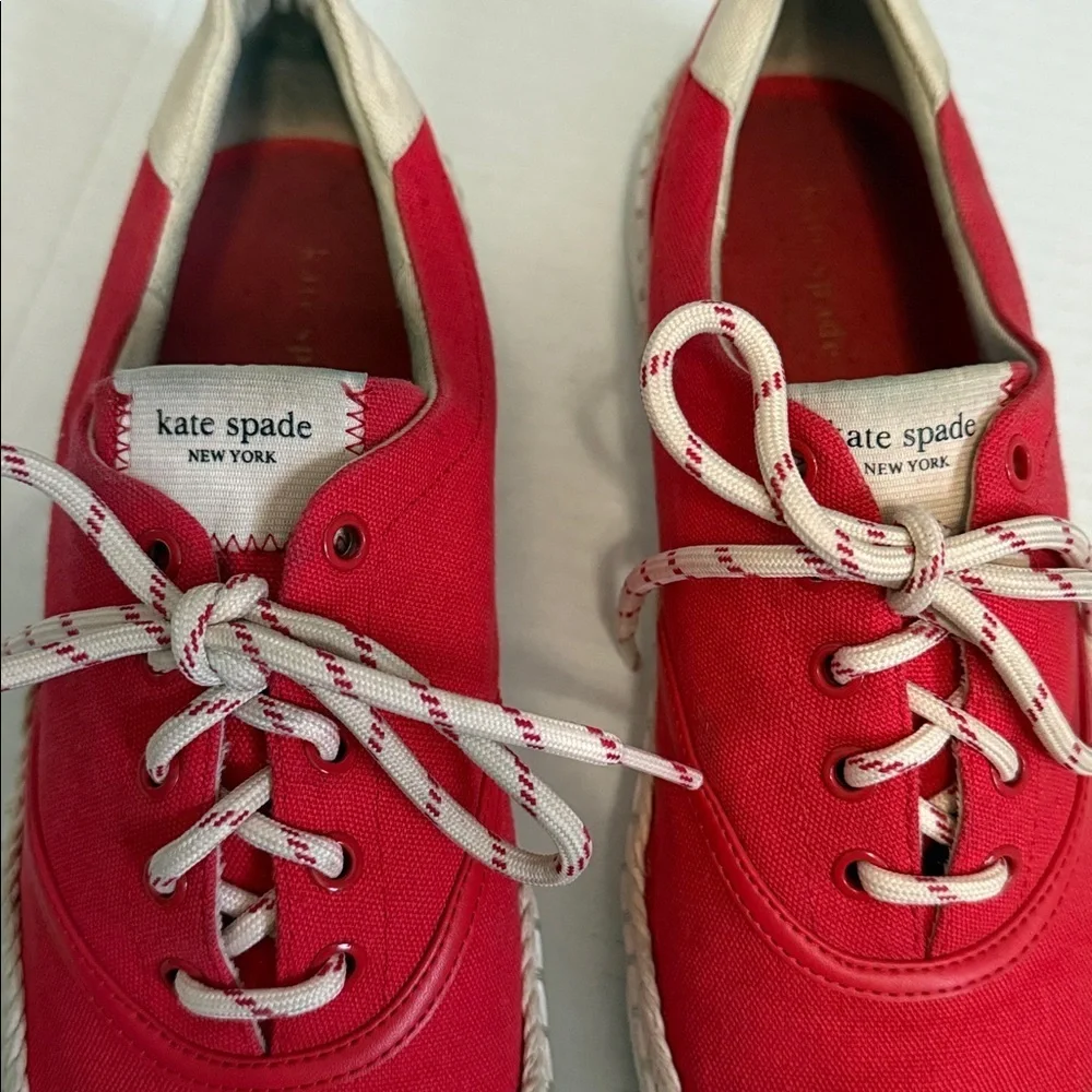 Kate Spade New York - Women's Boat Party Espadrille Sneakers - Coral Rose - 10